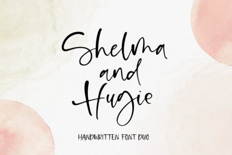 Shelma & Hugie Font Duo