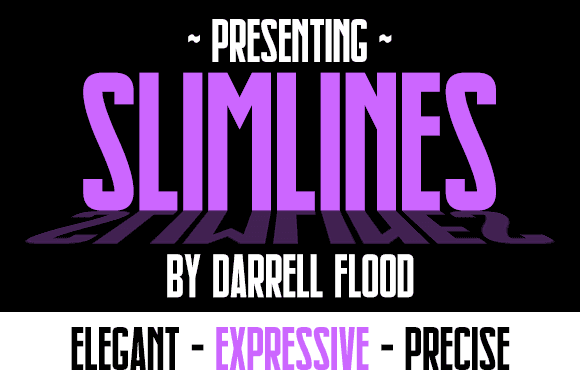 Slimlines Font Free