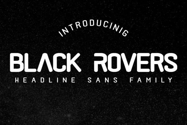 Black Rovers Sans Font