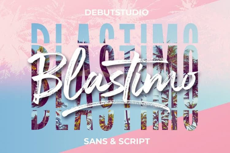 Blastimo Font Duo