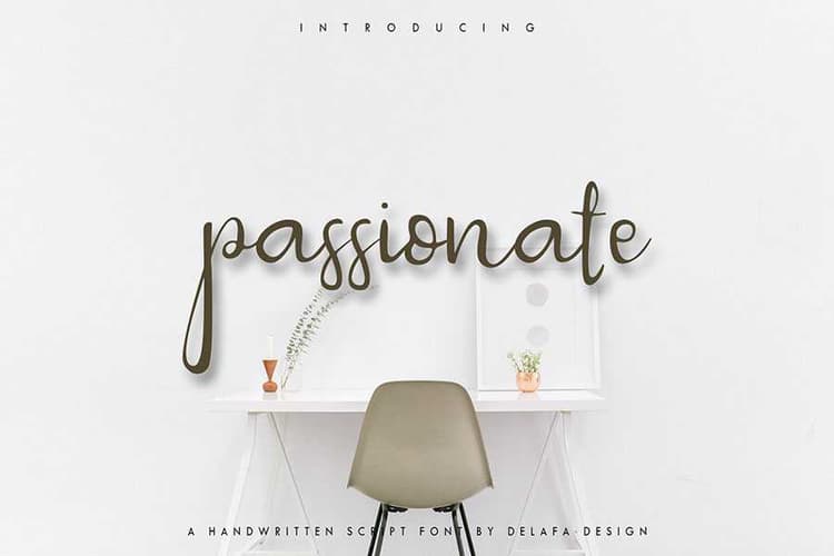Passionate Script Font