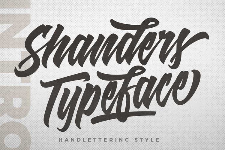 Shanders Script Font