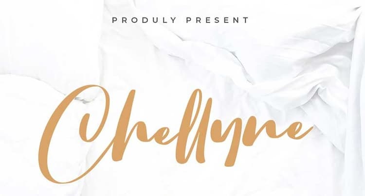 Chellyne Modern Script Font