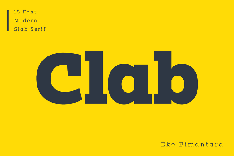Clab Font Family