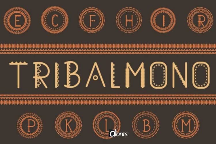 Tribalmono Font