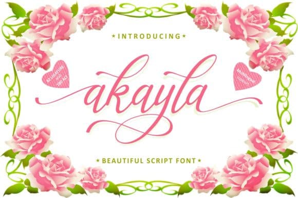 Akayla Script Font Free