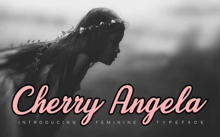 Cherry Angela Script Font