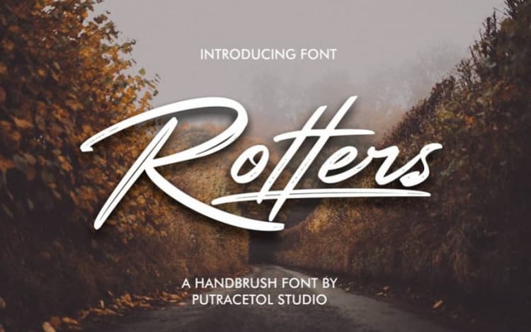 Rotters Brush Font