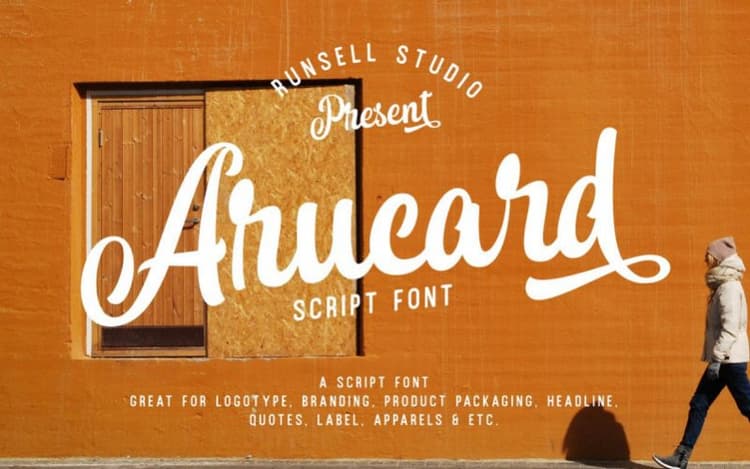 Arucard Brush Font