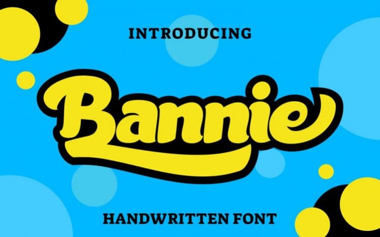 Bannie Handwritten Font
