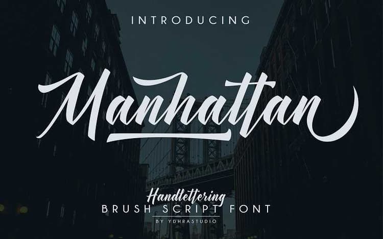 Manhattan Script Font