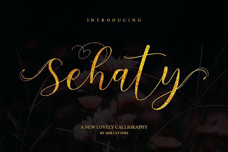 Sehaty Script Font