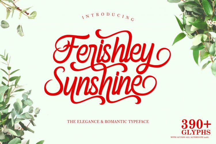 Ferishley Sunshine Script Font