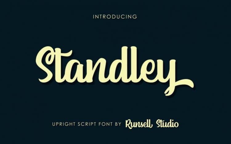 Standley Script Font