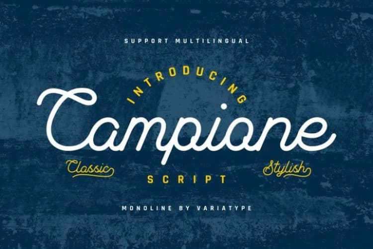 Campione Script Font