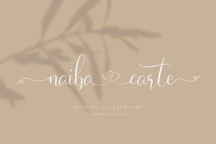 Naibacarte Script Font