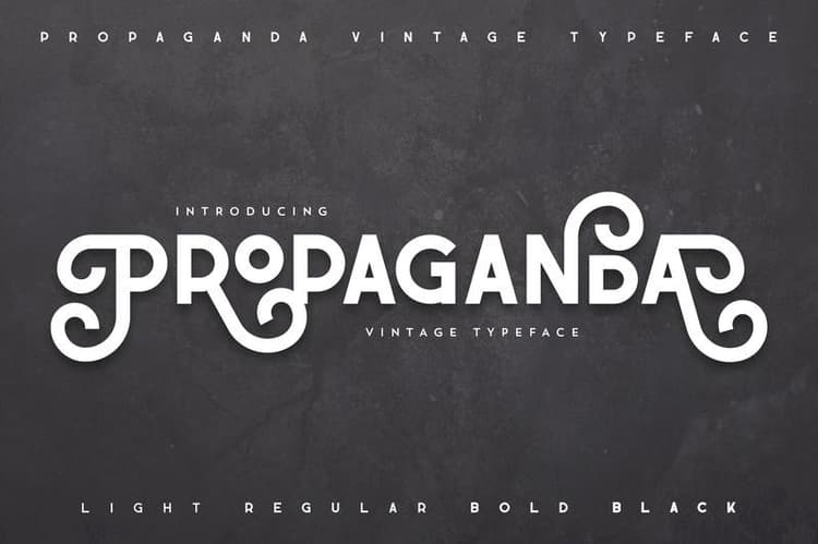 Propaganda Font