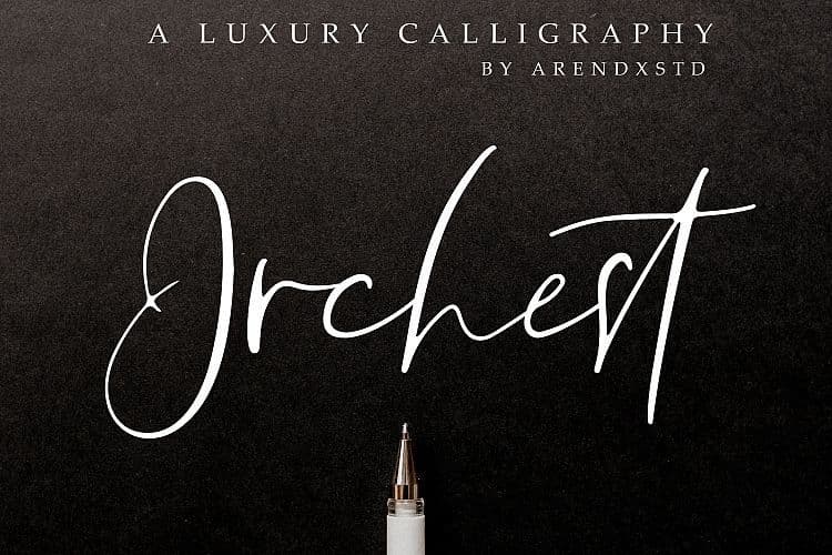 Orchest Script Font