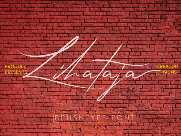 Lihataja Brush Font