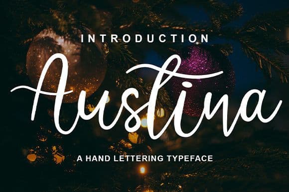 Austina Script Font