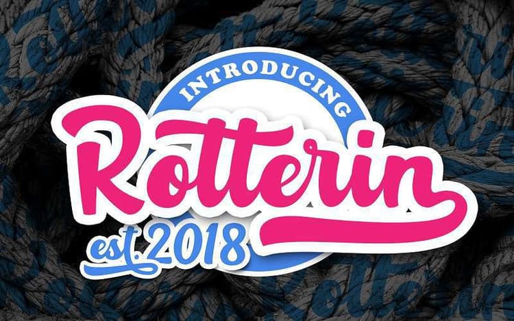 Rotterin Script Font