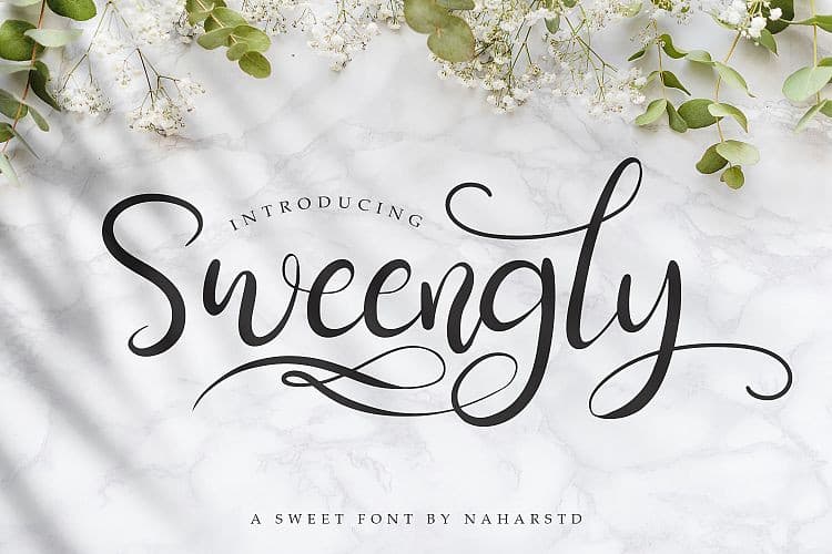 Sweengly Script Font