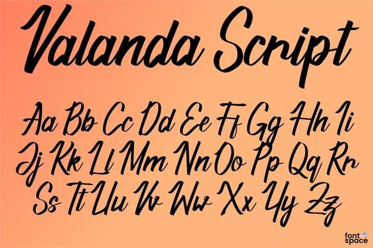 Valanda Font
