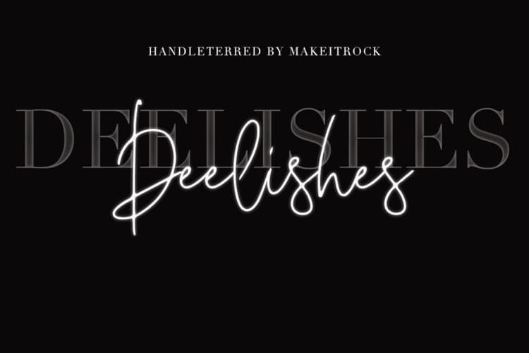 Deelishes Script Font