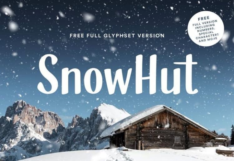 SnowHut Font