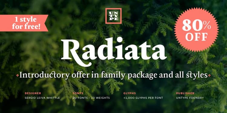 Radiata Serif Font Family