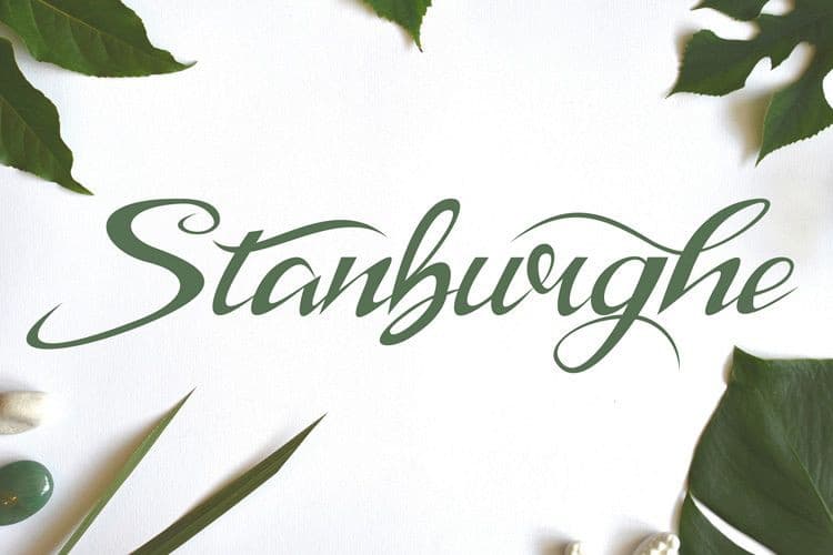 Stanburghe Script Font