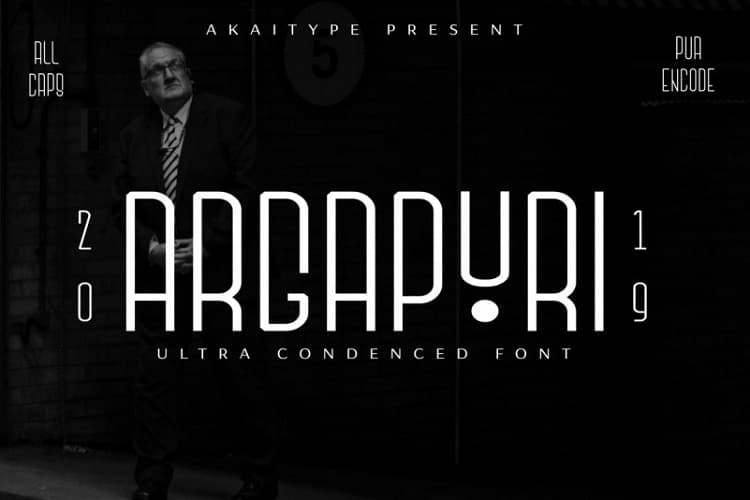 Argapuri Ultra Condensed Font