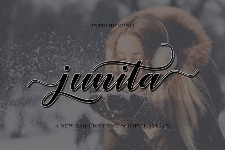 Junita Calligraphy Font