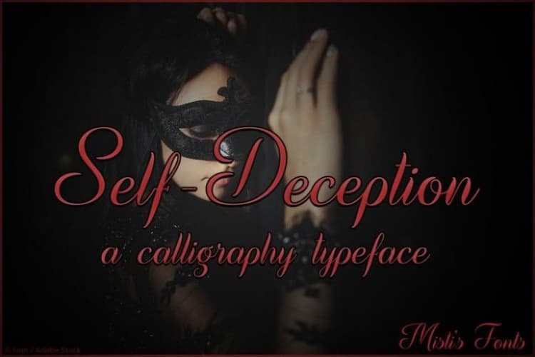 Self Deception Font