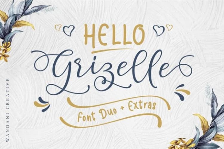 Hello Grizelle Font Duo