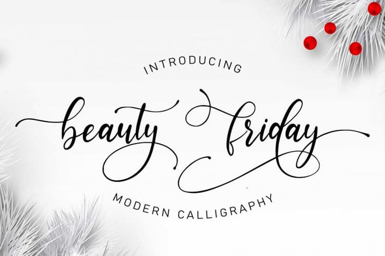 Beauty Friday Font
