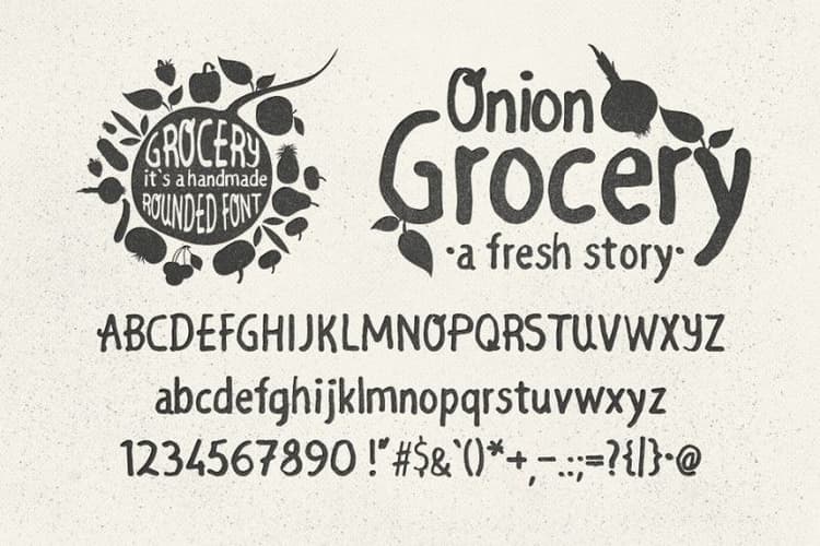 Grocery Rounded Font
