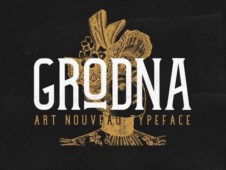 Grodna Vintage Font