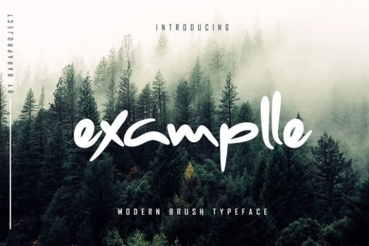 Examplle Font