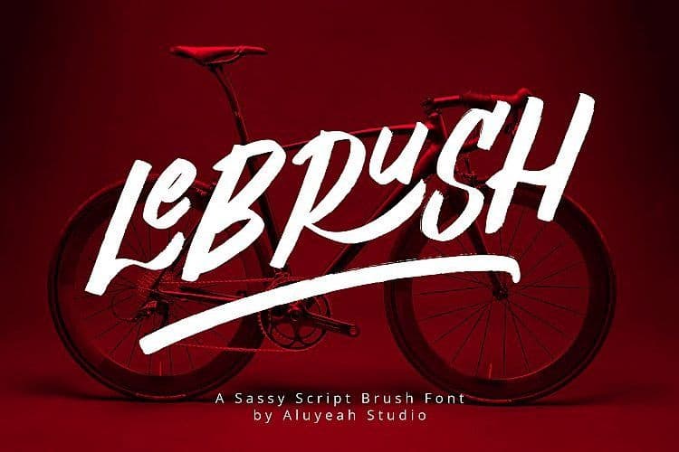 Al LeBRUSH Font