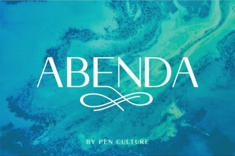Abenda Elegant Sans Font