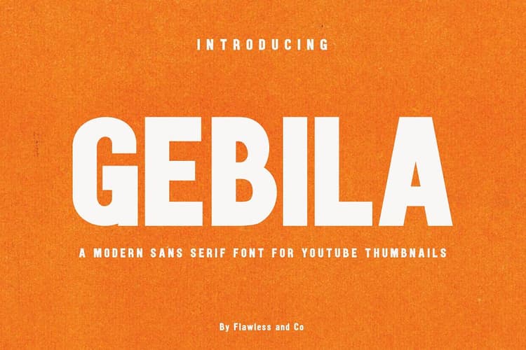 Gebila Font