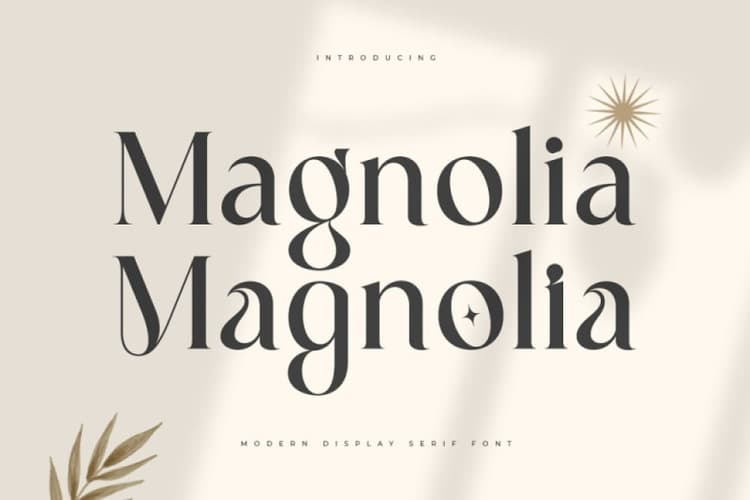 Magnolia Serif Font