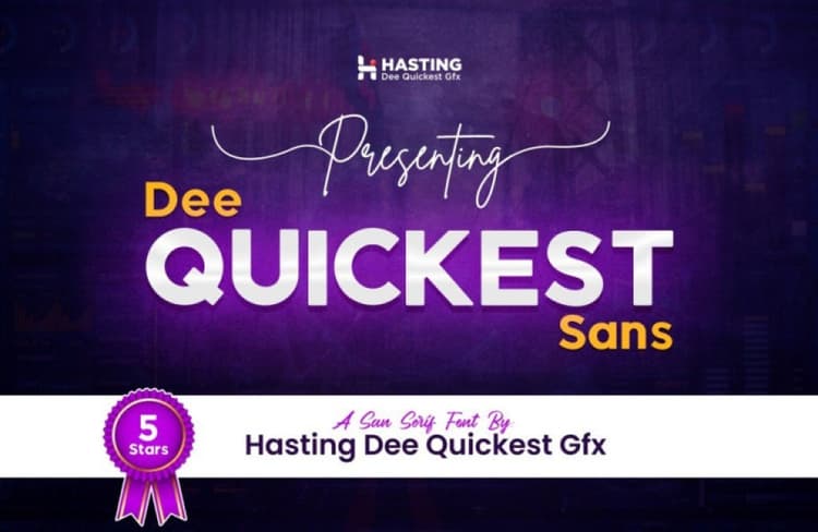 Dee Quickest Sans Font