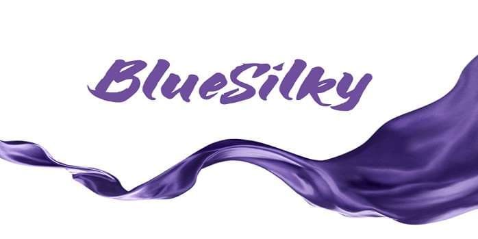 Blue Silky Font