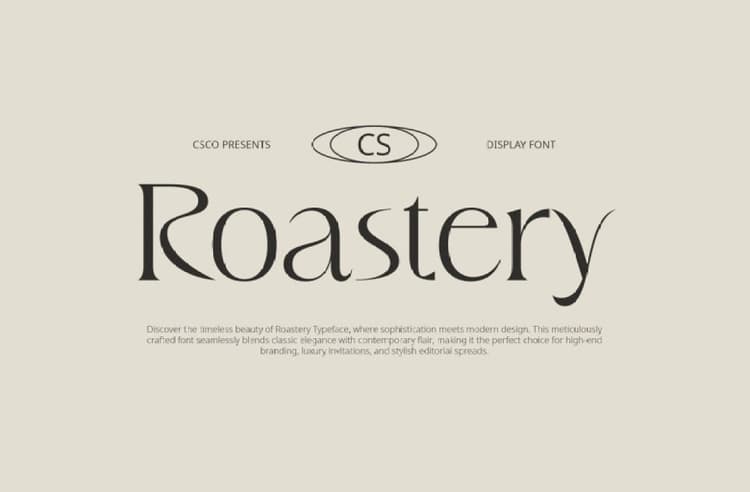CS Roastery Font