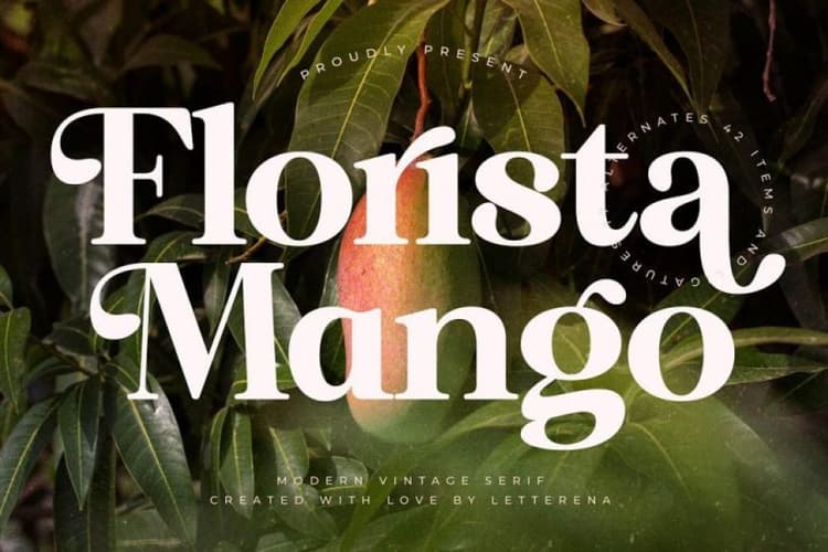 Florista Mango Font