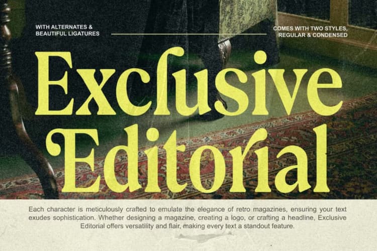 Exclusive Editorial Font