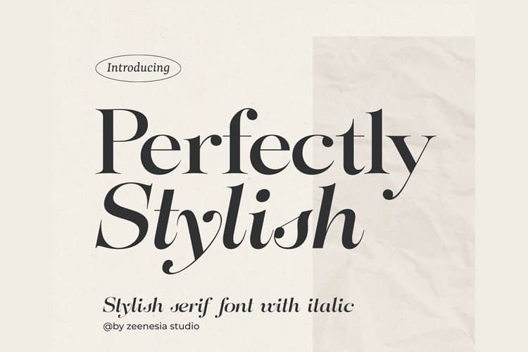 Perfectly Stylish Font