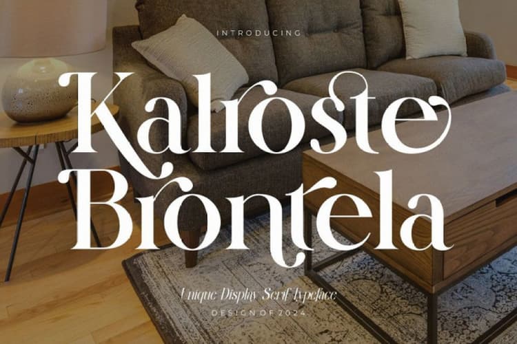 Kalroste Brontela Font